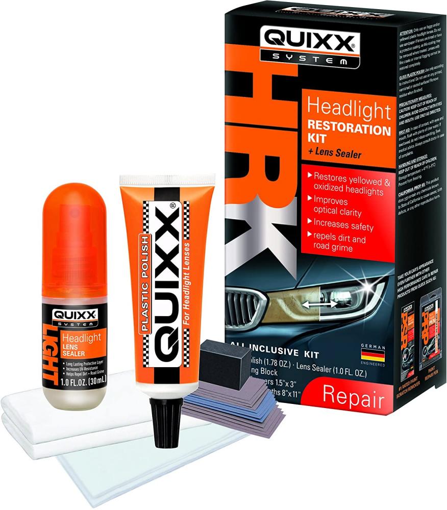 QUIXX Headlight Restoriaton Kit+Lens Sealer Váš Dom farieb & hobby